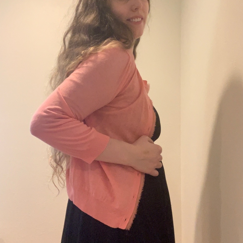 J Crew Cashmere Blend Cardigan Sweater